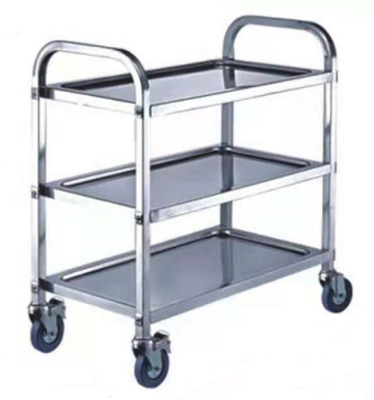 Stainless Steel Trolley 3 Tiers Large
