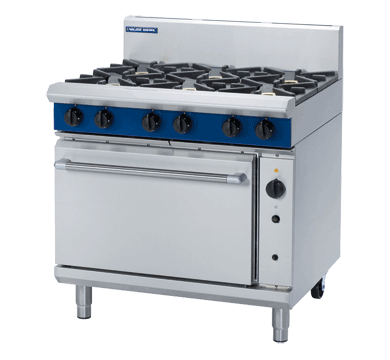 Blue Seal G56D Gas Range Convection Oven – 6 Burner 2/1 GN