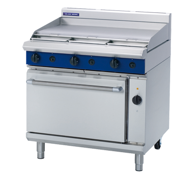 Blue Seal GE56A Gas Range Electric Convection Oven – 6 Burner 2/1 GN