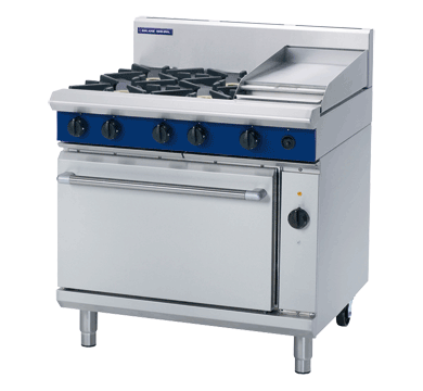 Blue Seal GE56C Gas Range Electric Convection Oven – 6 Burner 2/1 GN