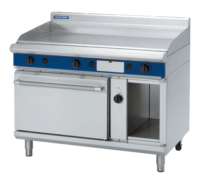 Blue Seal GPE58 Gas Griddle Electric Convection Oven Range – 2/1 GN (std plate PGH1220)