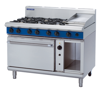 Blue Seal G58C Gas Range Convection Oven – 8 Burner 2/1 GN