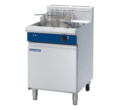 Blue Seal GT60-HPO Vee Ray Single Pan High Performance Gas Fryer – 31L, Mech Controls, 2 large baskets