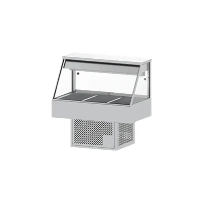 Woodson Straight Cold Food Display (2 Rows 3 Bays)