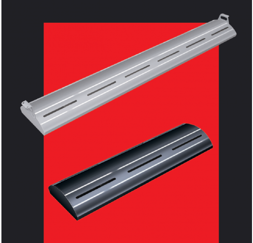 GM5AH-48 Hatco Glo-Max Curved Infared Strip Heater with Heat &amp; LED Light 1220mmW x 150mmD x 50mmH