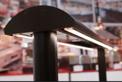 HLC5-30 Hatco Glo-Max LED Curved Display Lights 762mm x 150mm x 50mm