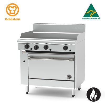 Goldstein PF36G28-X 800 X-Series 800mm Griddle Oven Range