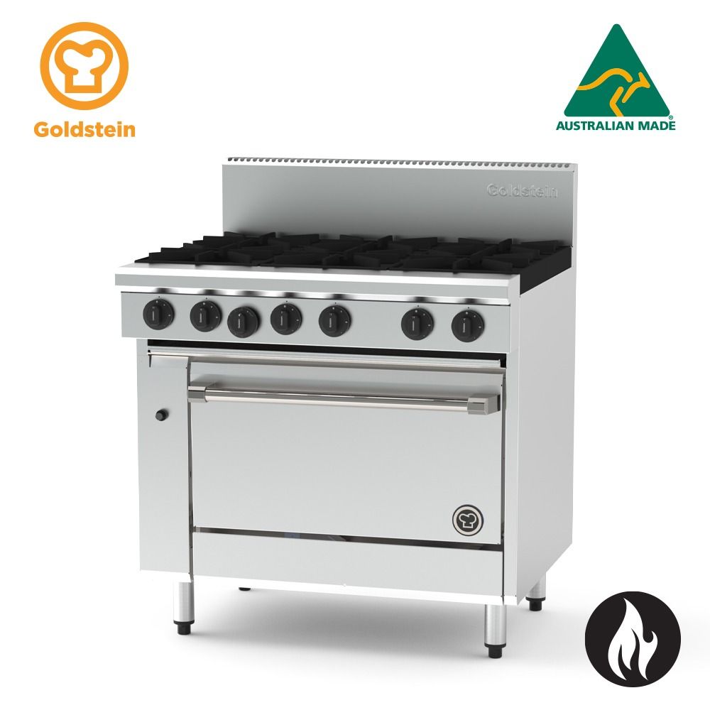 Goldstein PF628-X 800 X-Series 700mm 6 Burner Oven Range