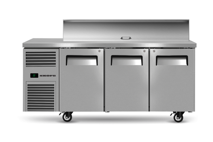 Skope RF7.PPS.3.SD Reflex 3 Door 3 Bay Salad Prep Fridge