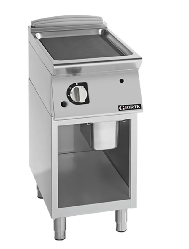 Giorik 900 Series 400mm wide Smooth Mild Steel Gas Frytop