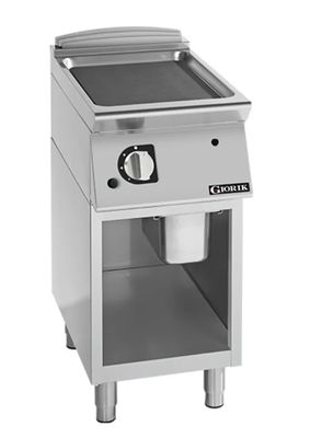 Giorik 900 Series 400mm wide Smooth Mild Steel Gas Frytop