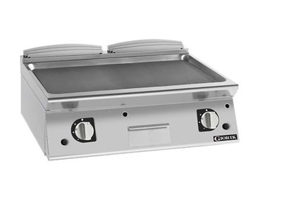 Giorik 700 Series 800mm wide Smooth Mild Steel Electric Frytop on Open Base