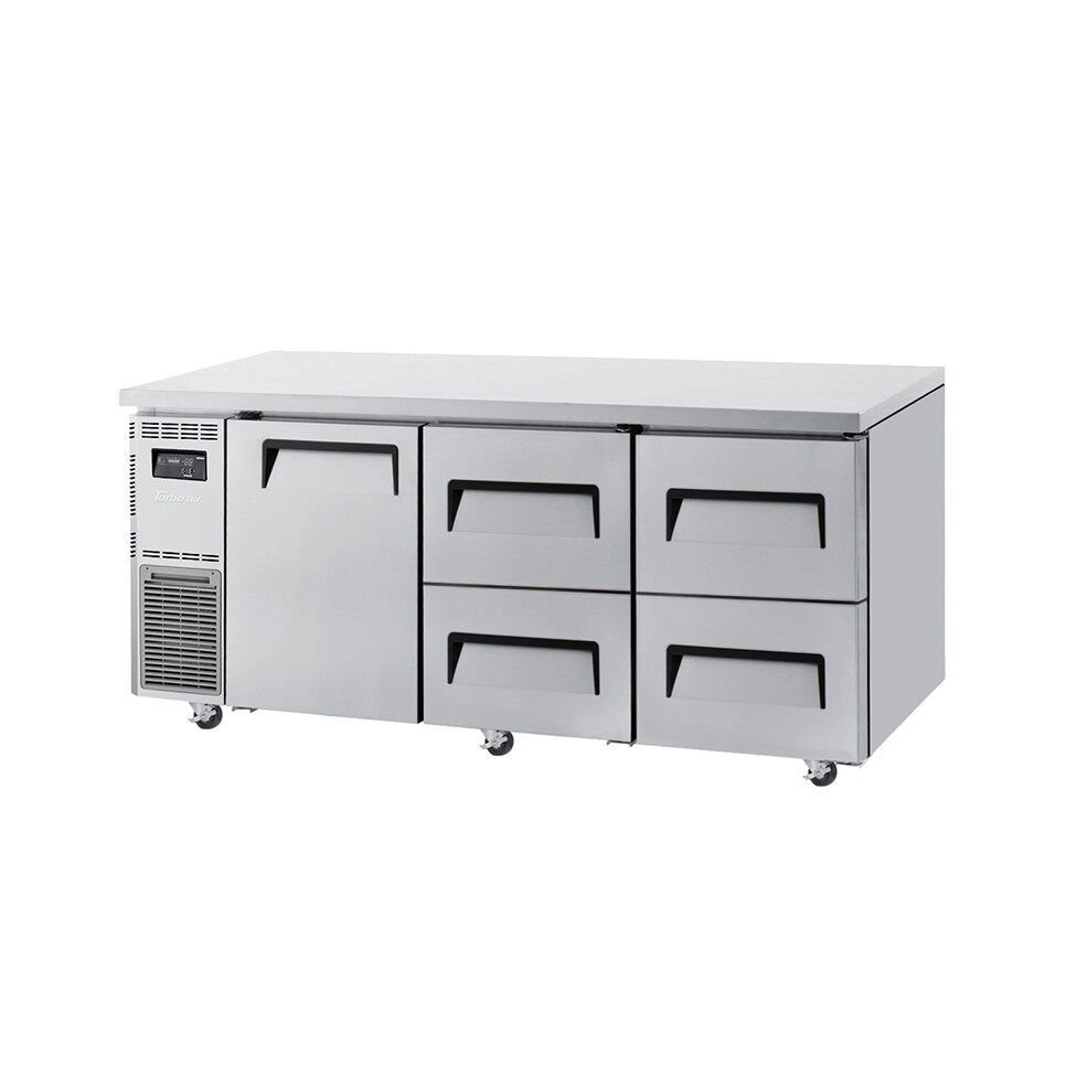 Turbo Air KUR18-2D-4-N 1 Door 3 Draw Undercounter Fridge