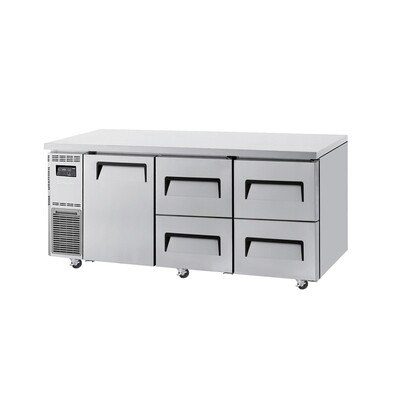 Turbo Air KUR18-2D-4-N 1 Door 3 Draw Undercounter Fridge
