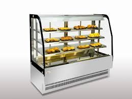 430L Curved 3 Shelf Heated Showcase