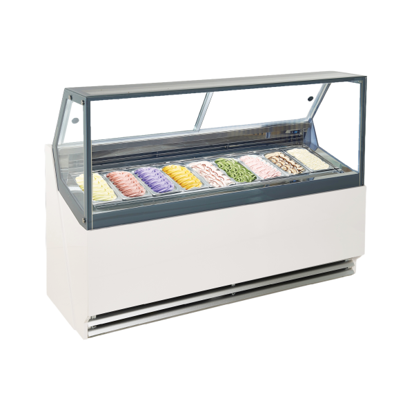 Exquisite IC9T 9x5L Ice Cream Scooping Freezer - New 2026 Model