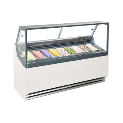 Exquisite IC9T 9x5L Ice Cream Scooping Freezer - New 2026 Model