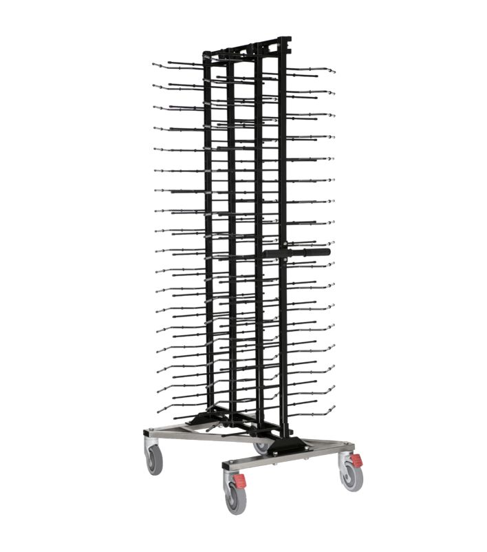 Stackmaster Heavy Duty Plating Trolley 70 Plate Capacity