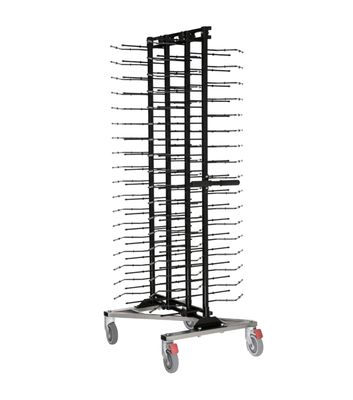 Stackmaster Heavy Duty Plating Trolley 70 Plate Capacity