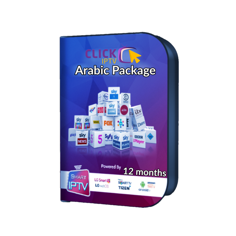 Click iptv 1 year arabic package