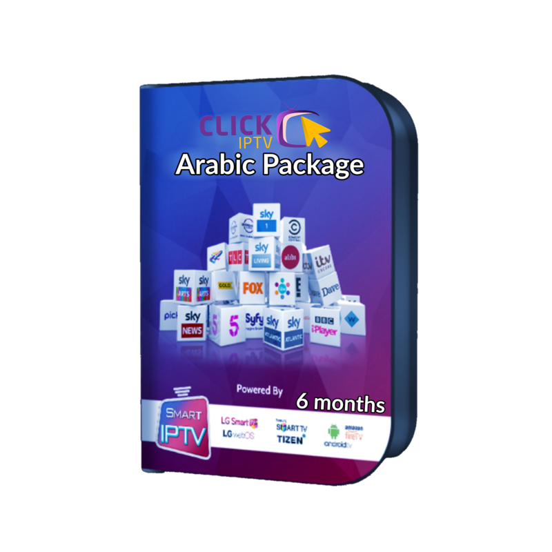 Click iptv 6 months arabic package