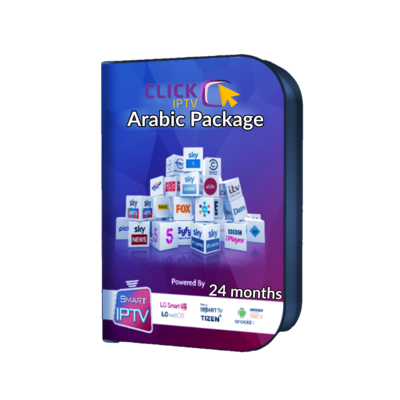 Click iptv 2 years arabic package