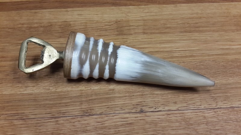 Cow Horn Bottle Opener