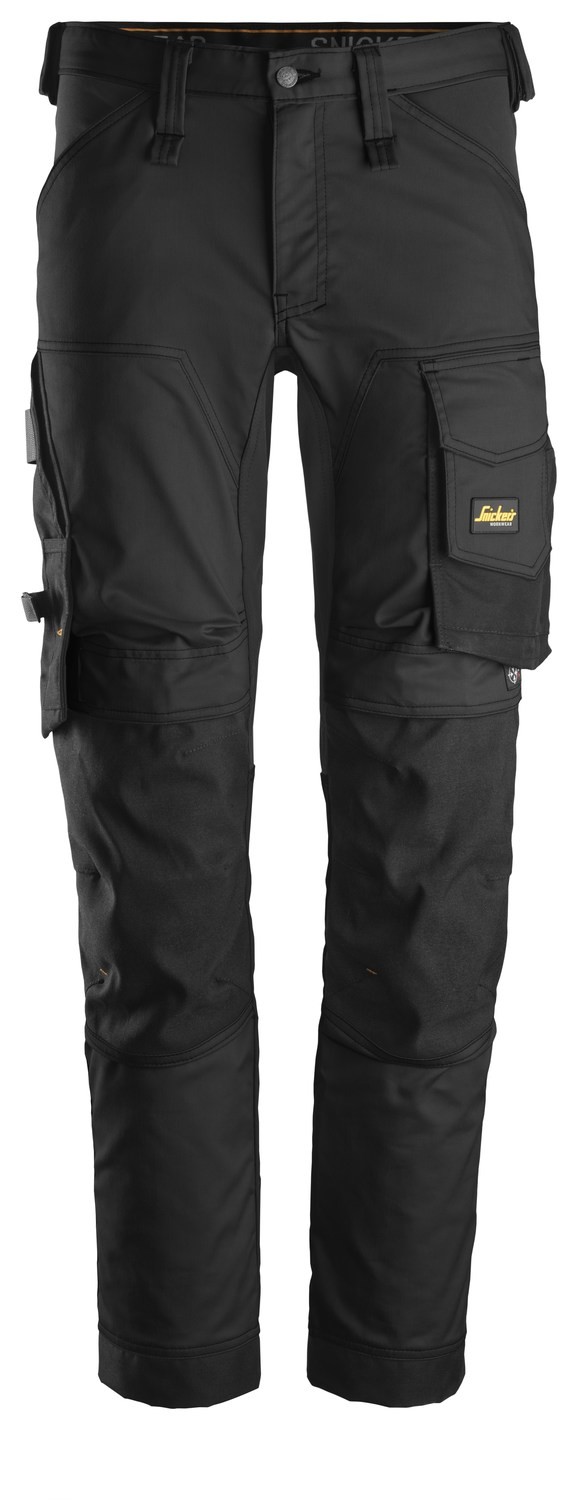 Snickers 6341 AllroundWork Stretch Werkbroek, Kleur: Black - 0404