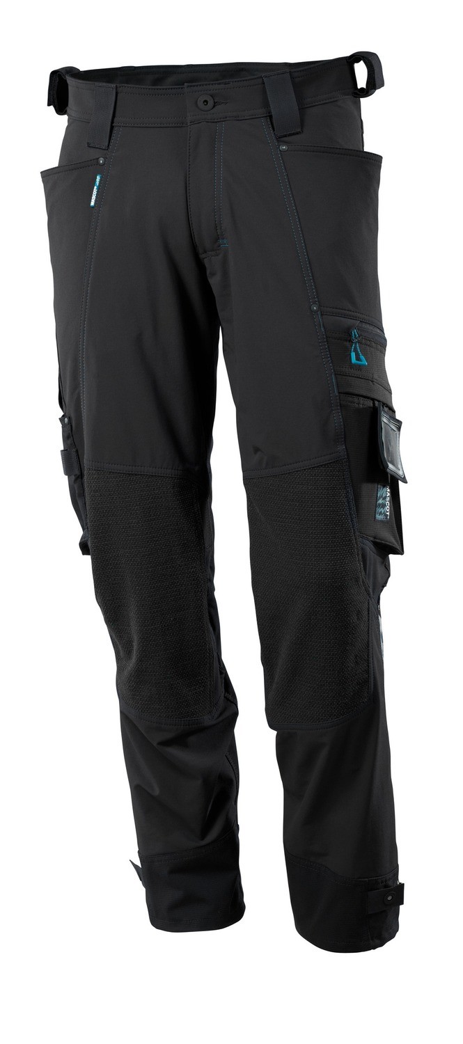Mascot Advanced 17079-311 Broek met kniezakken, Kleur: Zwart - 09