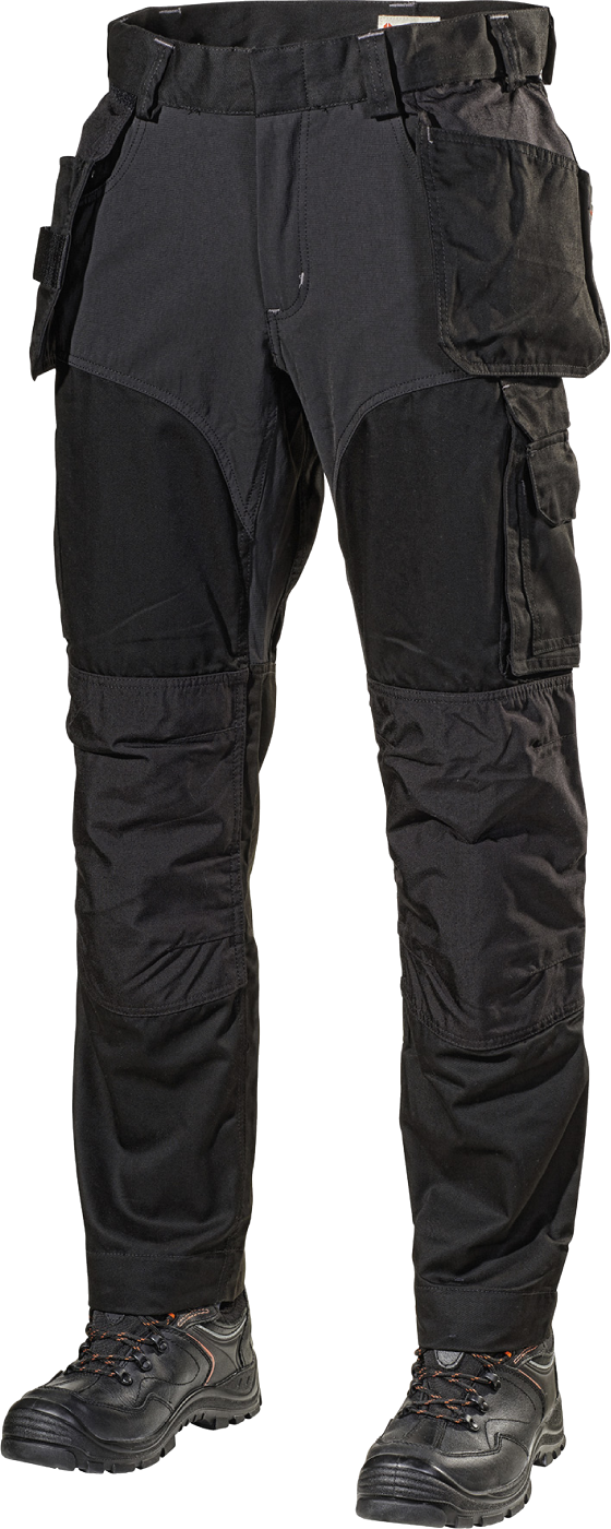 L. Brador Stretch broek 1843PB, Kleur: Black