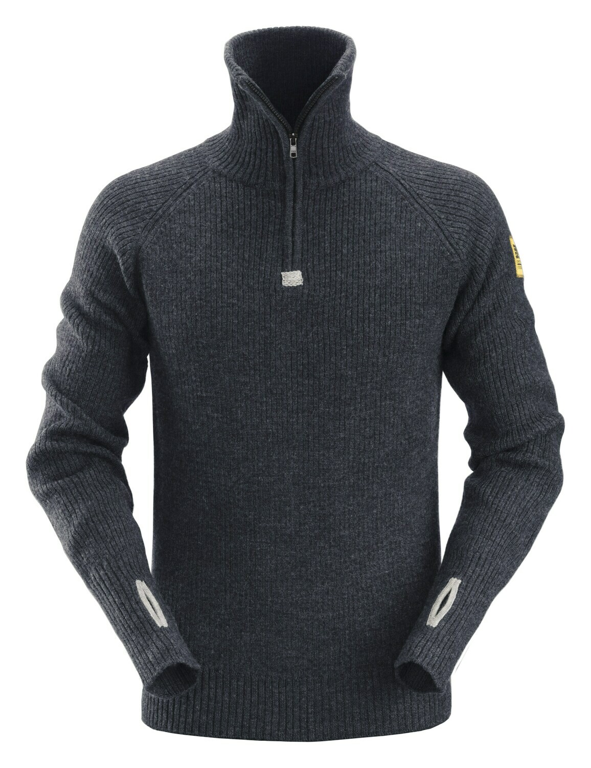 Snickers 2905 ½-Zip Wollen Sweater, Kleur: Navy Base - 9500