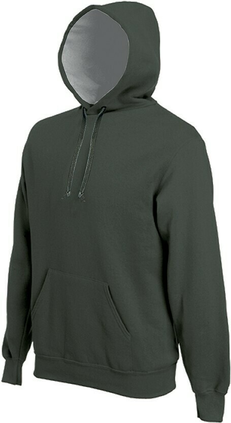 Kariban K443 Hooded Sweatshirt, Kleur: Dark Khaki