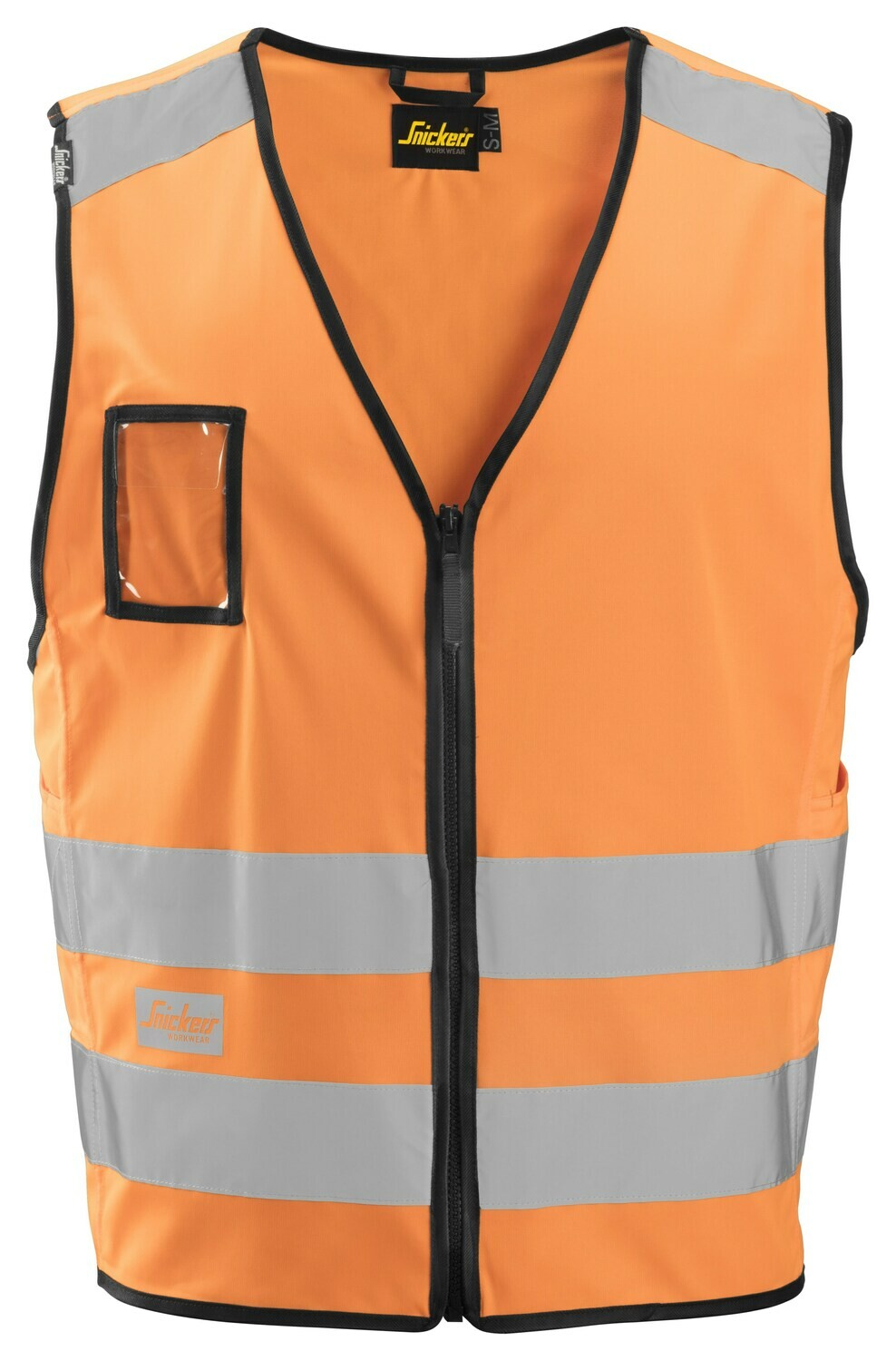 Snickers 9153 Vest High Visibility, Klasse 2, Kleur: Hi-Vis Orange Base - 5500