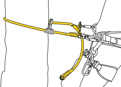 Petzl Microflip 2,5m positioneringslijn