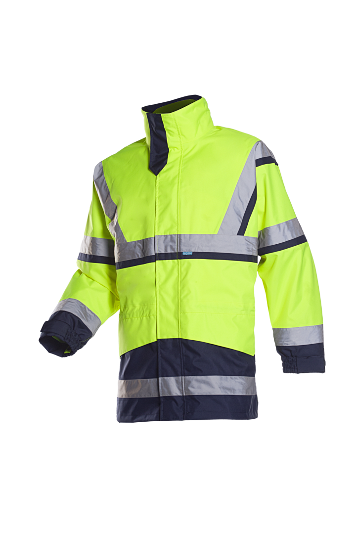 Sioen Powell Hi-Vis, Kleur: Fluogeel - Marine - 278