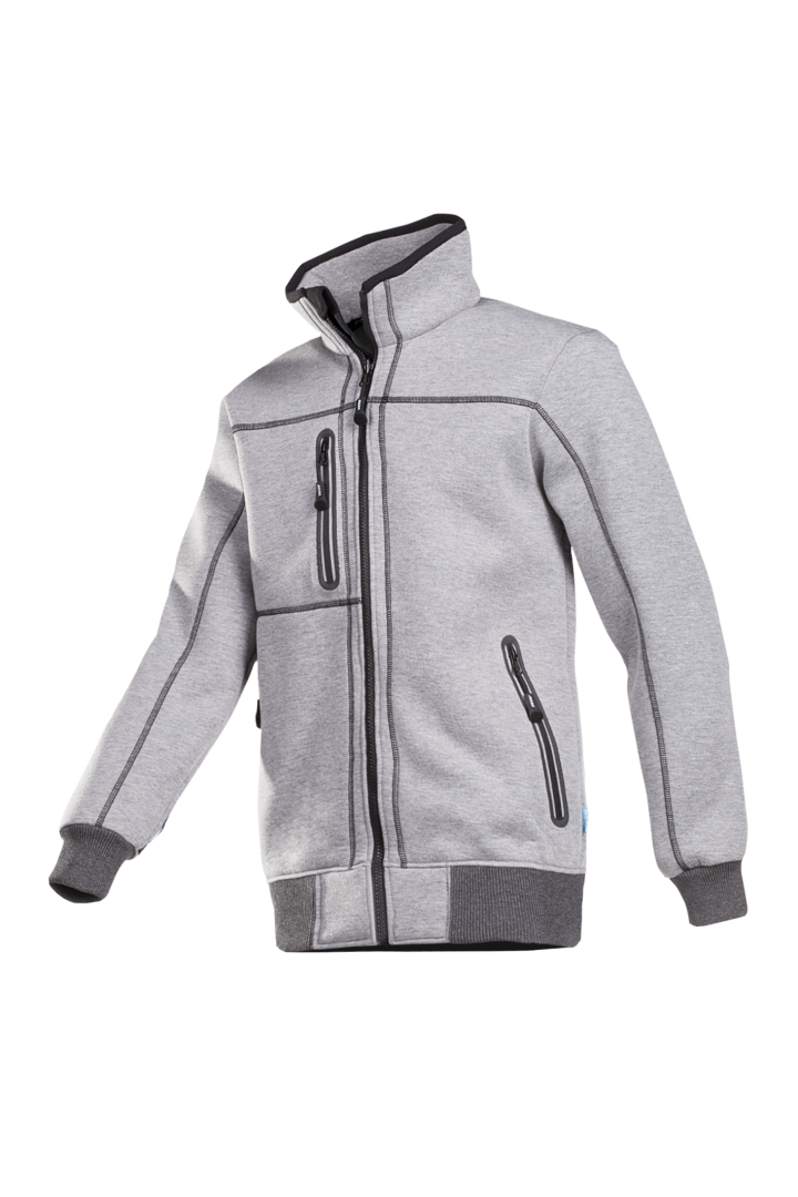 Sioen Sherwood - Sweater jas, Kleur: Grijs - MS0