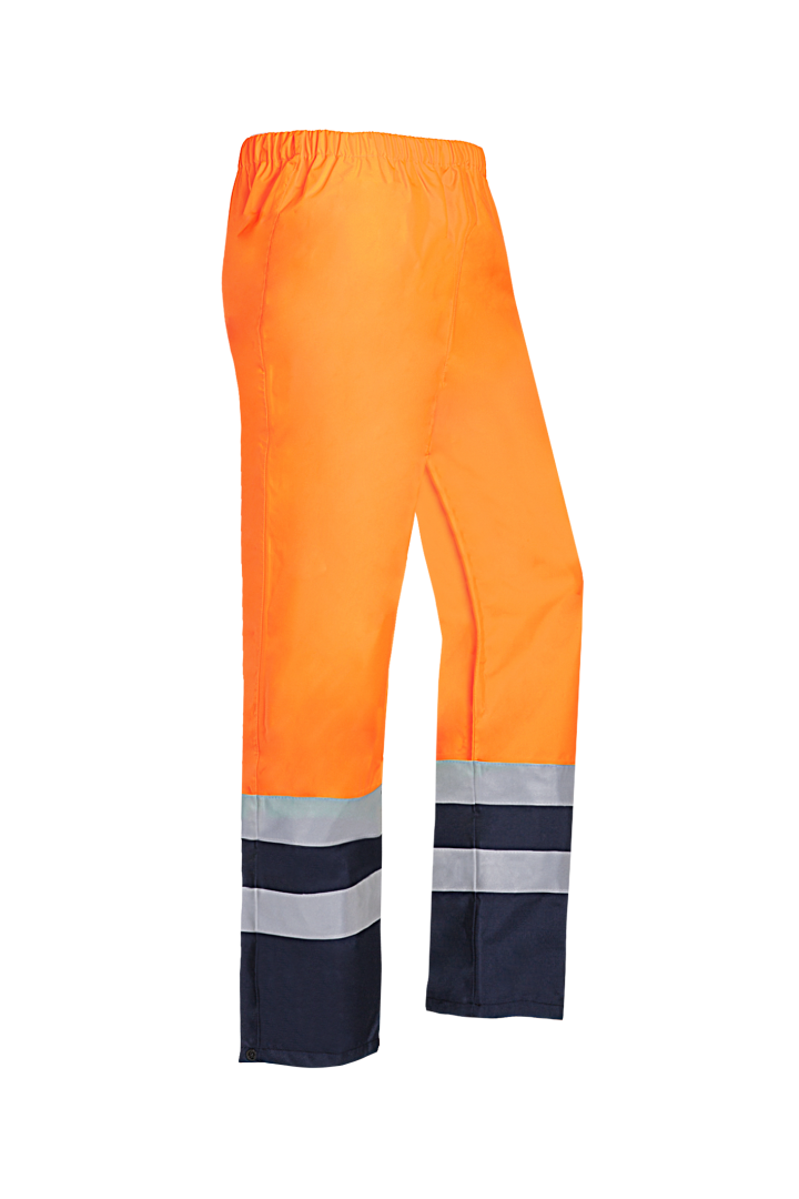 Sioen Norvill - Signalisatie regenbroek, Kleur: Fluo Oranje/Marine - 279
