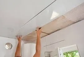 Pvc ceiling panels wht gloss without groove 6m