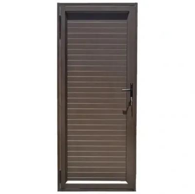 Door aluminium with full aluminium cladding