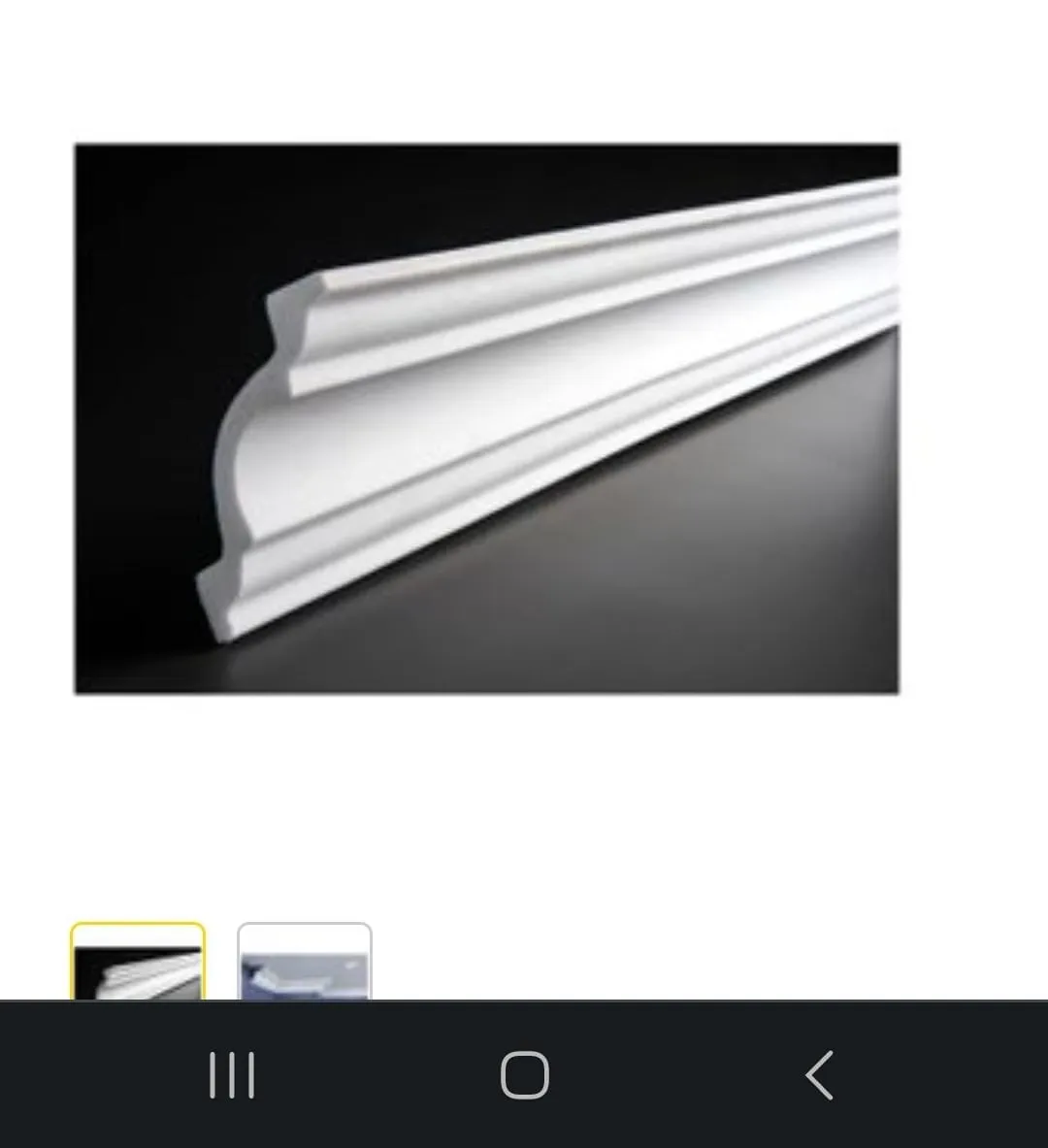 Cornice colonial polystyrene