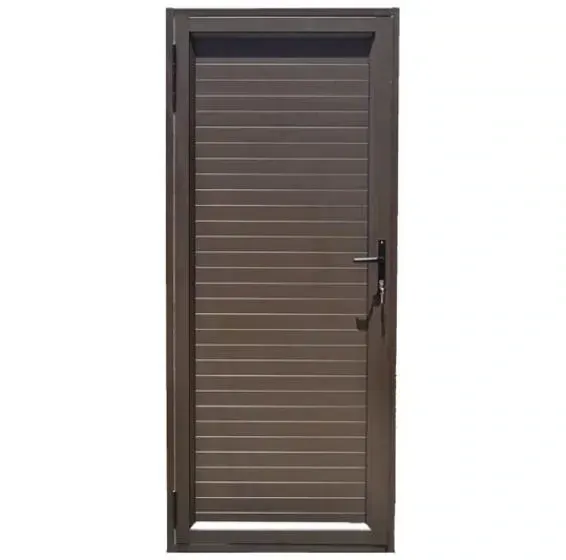 Door aluminium with full aluminium cladding