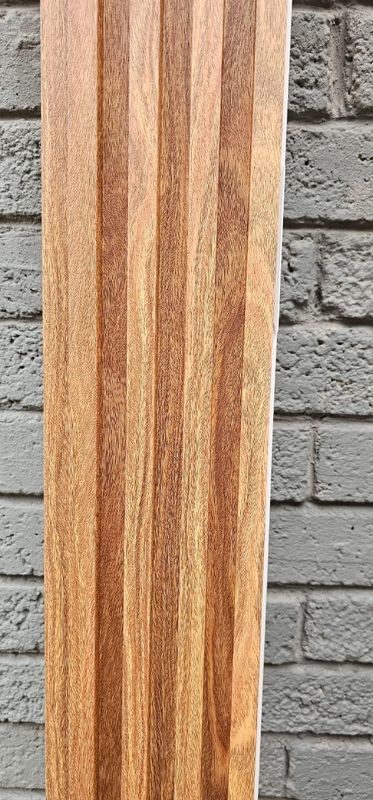 cladding PVC wall slat wood look fluted cladding PVC wall slat wood look fluted
