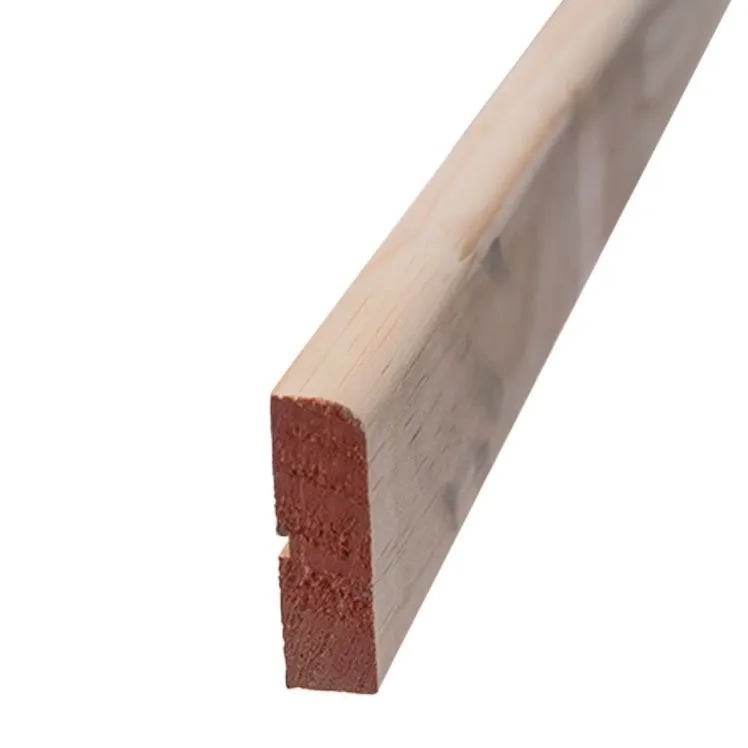 Skirting pine 22 x 69 x 3m plain rounded mould