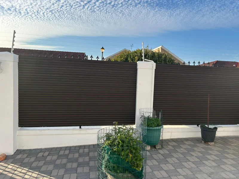 cladding PVC external slat new just arrived 