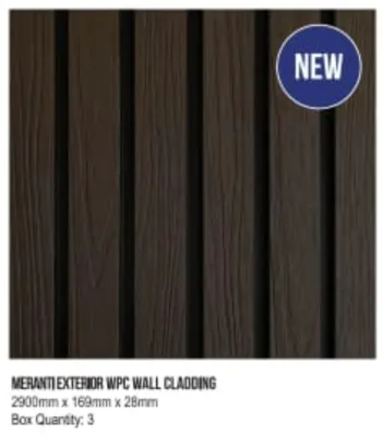 cladding PVC wall external slats 