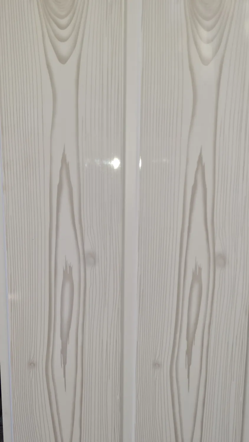 PVC Ceiling 250mm gloss grey wood grain  V-groove Love Home brand