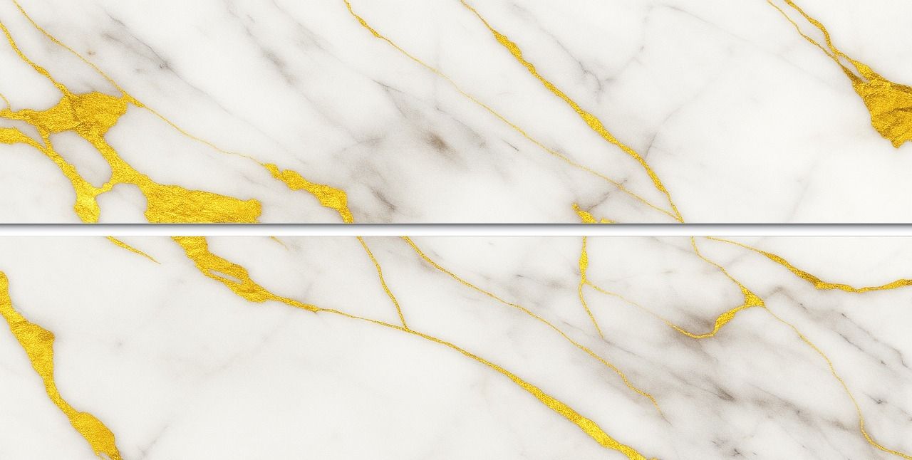 Pvc ceiling panels gold gloss with groove 250mm