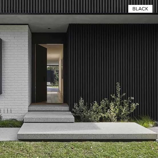 cladding PVC wall external slat 