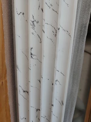 cladding PVC wall panels marble white