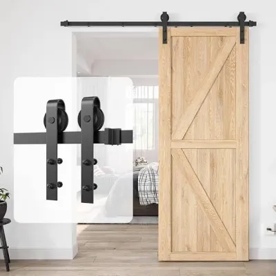 Barn door kit 2m 36kg black Barn door kit 2m 36kg black